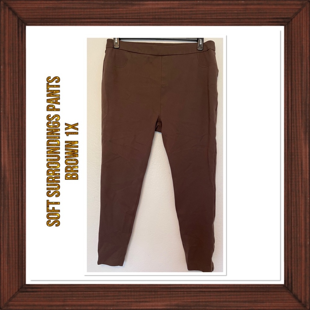 Soft Surroundings brown pants
